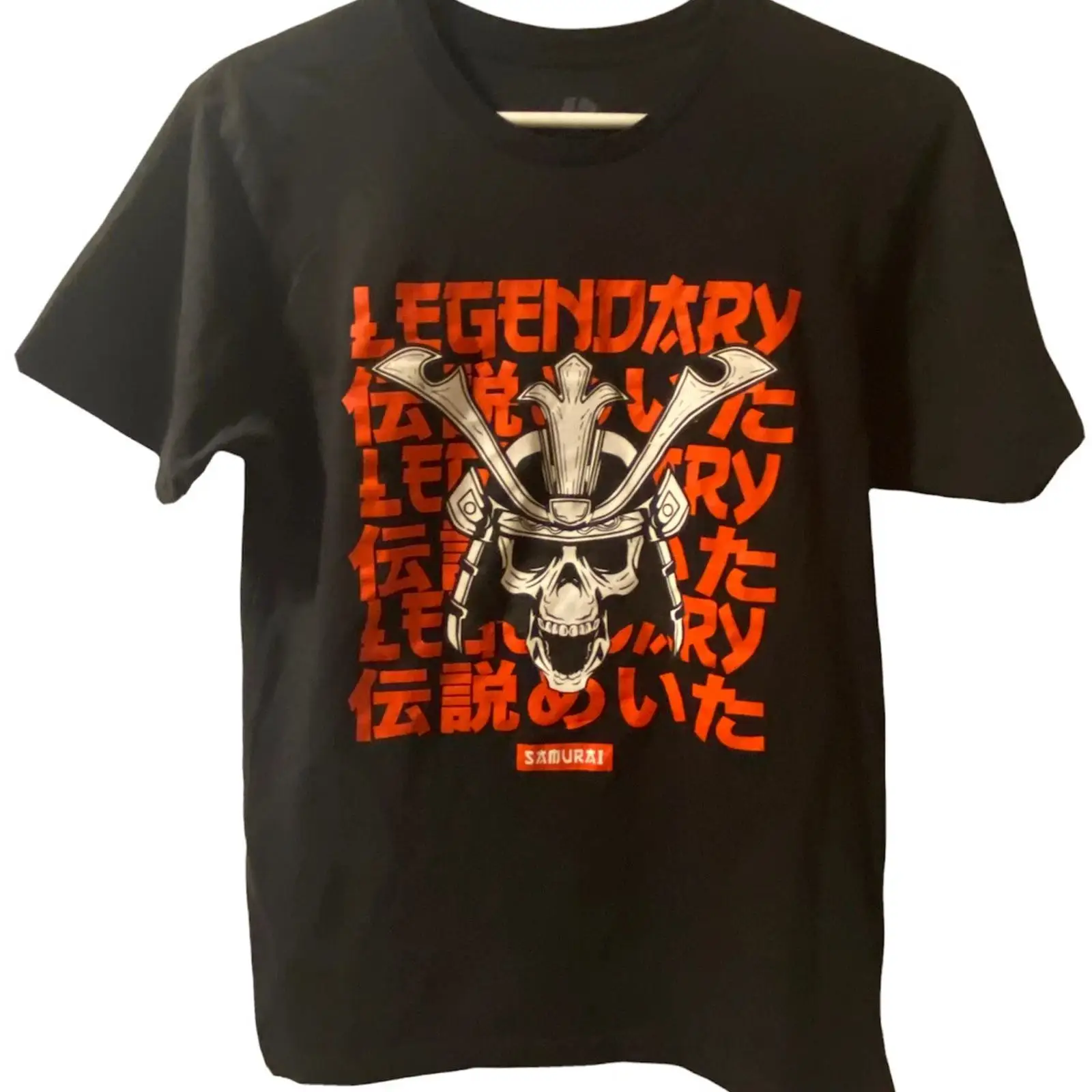 Japanese Brand Streetwear Vintage - Legendary Brand Japanese Samurai Themed Small