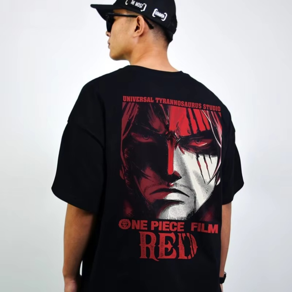 Streetwear Brand Japan - 2025One Piece Red Graphic T Shirts
