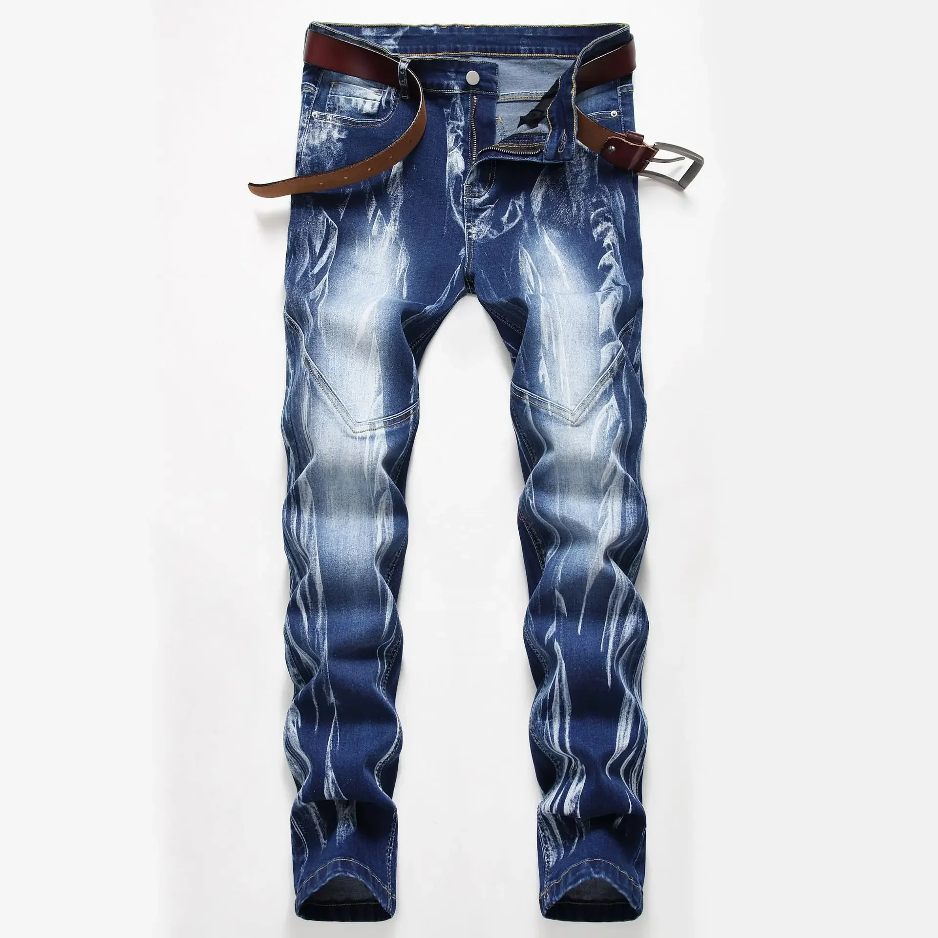Fashion Print Men's Elasticity - Streetwear Brand Popular recension och pris