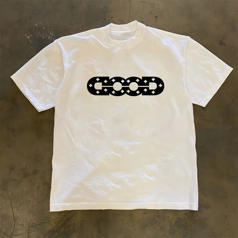GOOD Logo White Y2K Street Tre - Streetwear Brand With A Logo recension och pris
