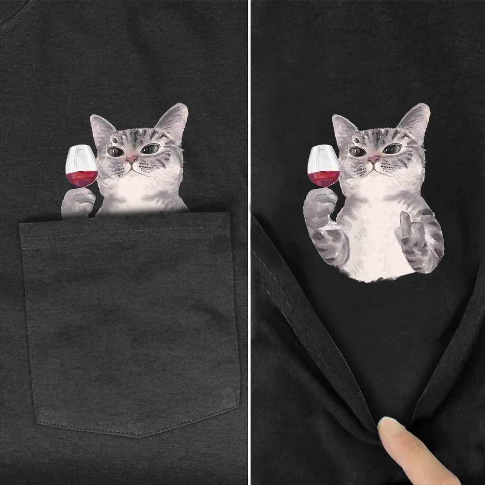 CLOOCL Animal T-Shirt Fashion  - Streetwear Brand Cat recension och pris